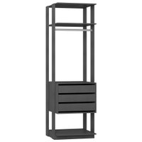 Módulo Closet 3 Gavetas e Cabideiro 70cm Be Mobiliario - Expresso