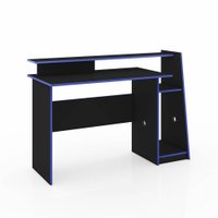 Mesa Gamer Movelbento Escrivaninha Evolution MSM448 - Preto com Azul