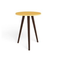 Mesa Lateral Redonda Movelbento - Amarelo