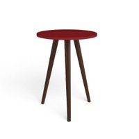 Mesa Lateral Redonda Movelbento - Vermelho