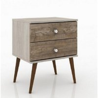 Mesa de Cabeceira Retrô Movelbento - Rustico