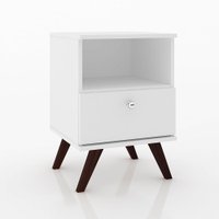 Mesa de Cabeceira RT3019 1 Gaveta Movelbento - Branco