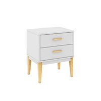 Mesa De Cabeceira 500x590x380mm Legno Movelbento - Branco