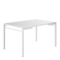 Mesa Carraro 1526 - Branco com Branco