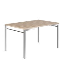 Mesa Carraro 1526 - Nogueira/Cromado