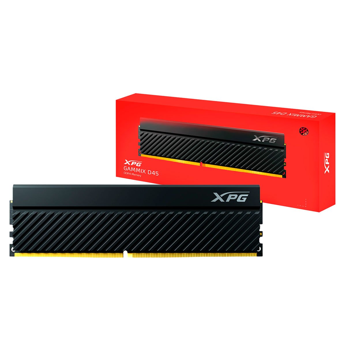 Memória Gamer XPG Gammix D45, 16GB, DDR4, 3200MHz, CL16, Preto ...