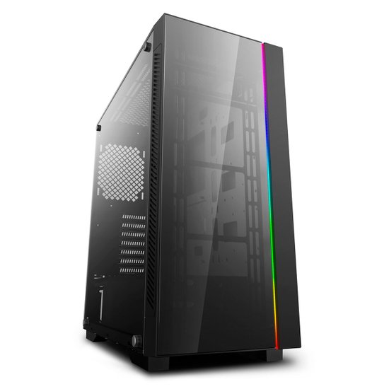 Gabinete Gamer Deepcool Matrexx 55 V3 ADD-RGB, Vidro Temperado, Preto - DP-ATX-MATREXX55V3-AR