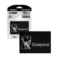 SSD 256GB Kingston KC600, SATA 3.0 (6Gb/s), Leitura 550MB/s, Gravação 500MB/s - SKC600/256G