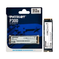 SSD 512GB Patriot P300, M.2 2280 PCIe 3x4 NVMe 1.3, Leitura 1700MB/s, Grav. 1200MB/s - P300P512GM28