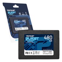 SSD 480GB Patriot Burst Elite, Sata III 6Gb/s, Leitura 450MB/s, Gravação 320MB/s - PBE480GS25SSDR