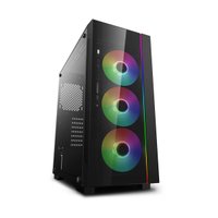 Gabinete Gamer Deepcool Matrexx 55 V3 ADD-RGB 3F, Vidro Temperado, Preto - DP-ATX-MATREXX55-AR-3F