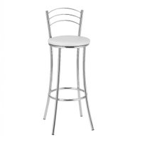 Kit 2 Banquetas Com Encosto Treparoni - Branco