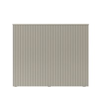 Cabeceira Casal e Queen em Ripado Pipa 1.6 com Frame Linea Brasil - Off White