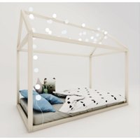 Cama Casinha Liberdade Junior Ludika Mobilia - Branco