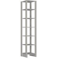 Closet Slim Yes Com 6 Prateleiras Nova Mobile - Branco