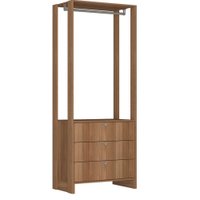 Closet Yes Com Cabideiro e 3 Gavetas Nova Mobile - Montana