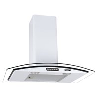 Coifa de Parede 70cm Vidro Curvo Slim Fogatti - 220V - Branco