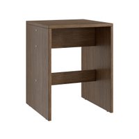 Conjunto de 2 Banquetas Baixas Mdp Móveis Canção - Ameixa Negra