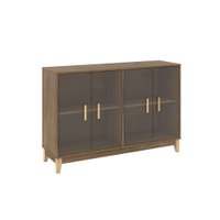 Cristaleira Horizontal 1200x800x350mm Legno Movelbento - Freijo