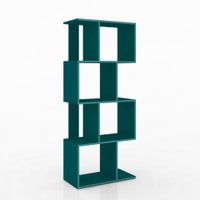 Estante Divisoria 4 Nichos Movelbento - Turquesa