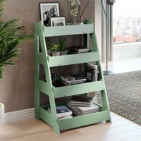 Estante Life Multifuncional Be Mobiliário - Verde Bellagio