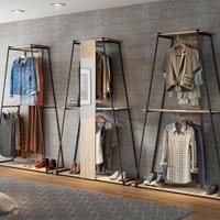 Estante Para Roupas Tog Com Espelho Be Mobiliário - Aveiro