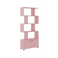Estante RT 3123 com 4 Nichos Movelbento - Rosa
