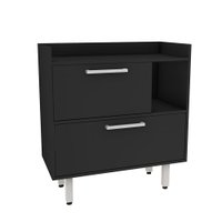 Gabinete para Banheiro 75cm Sem Cuba Estilare Móveis GAB1012 - Preto