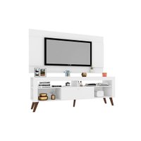 Home Com Bancada e Painel para Tv Até 70 Polegadas Itália - Branco