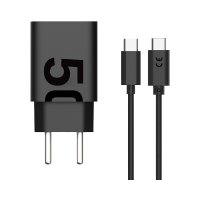 Carregador Turbo Power Hyper Dou 50W Motorola Bivolt USB-C/A