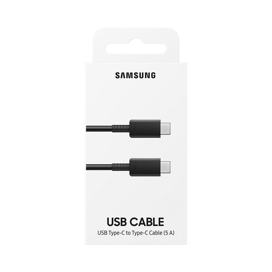 Cabo Duas Pontas Tipo C Original Samsung Super Fast Charging - Preto