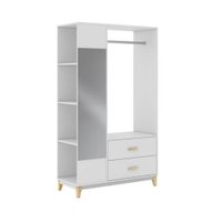 Armário Closet 1050x1800x450mm Legno Movelbento - Branco