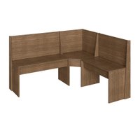 Canto Alemão 2X1 Lugares Mdp Móveis Canção 10518 - Ameixa Negra