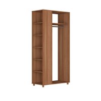 Closet Com 1 Cabideiro e 7 Nichos Nova Mobile - Montana