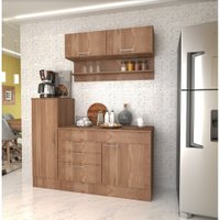 Conjunto De Cozinha Marajó Balcão Aéreo e Paneleiro Nova Mobile - Montana