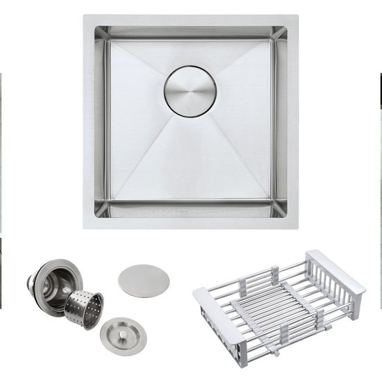 Kit Cuba Solo Inox Escovado com Acessórios 4040 - Inox