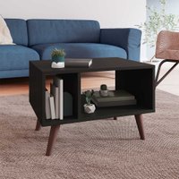 Mesa de Centro Retro com Nichos Appunto - Preto