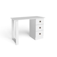 Mesa Escrivaninha MSM 436 com 3 Gavetas Movelbento - Branco