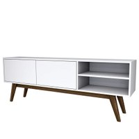 Rack para Sala de Estar 2 Portas Estilare Móveis RACK1025 - Branco
