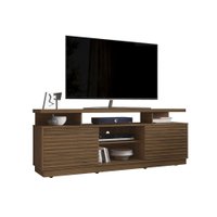 Rack Ripado New Blumenau para TV de até 70 Polegadas Linea Brasil - Nogueira