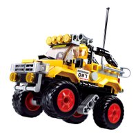 Blocos de Montar Cubic Adventure Off-Road Amarelo 149 Peças Multikids  - BR1480