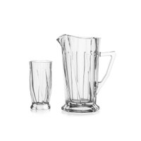 Conjunto de Jarra com 6 Copos em Vidro Up Home - UD279