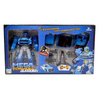 Carrinho Transformável Megaformers Super Guardian 5 em 1 Azul com Ferramenta Multikids - BR1758
