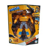 Carrinho Transformável Megaformers Morph Amarelo Multikids - BR1760
