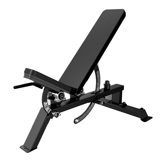 Multi Adjustable Bench Classic Preto Wellness - EM205
