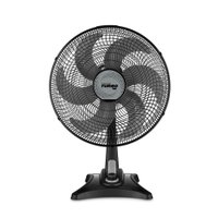 Ventilador de Mesa 40cm Multi Turbo 40 Six - 127v-130w Preto Multilaser - VL403