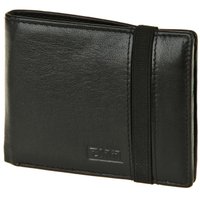 Carteira De Couro Masculina Fechamento Elástico Bolso Tonin Preto 202154301 - Preto