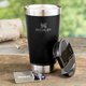 Copo Térmico Stanley 473ml Inox Copo Para Cerveja Com Tampa E Abridor Preto 8053 - Preto