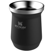 Cuia Térmica 236ml Cuia De Chimarrão Tereré Inox Matte Preta Cuia Stanley 8051 - Preto