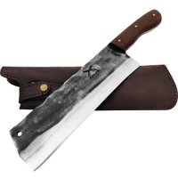 Faca Cutelo Artesanal Zanline Estilo Antigo Aço Carbono 1070 Lâmina 25cm Bruto 89110 - Cinza